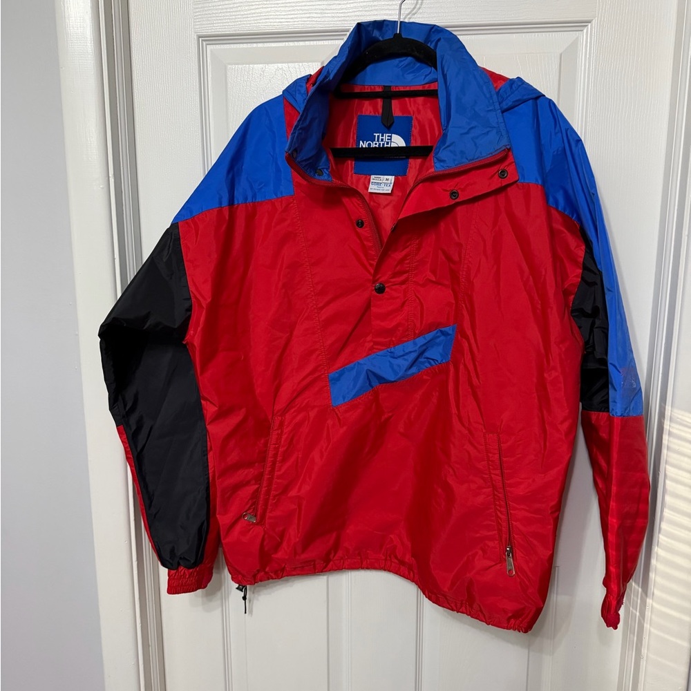 The North Face Vintage Y2K Red Blue Black Gore Tex Winter Snow Ski Jacket medium